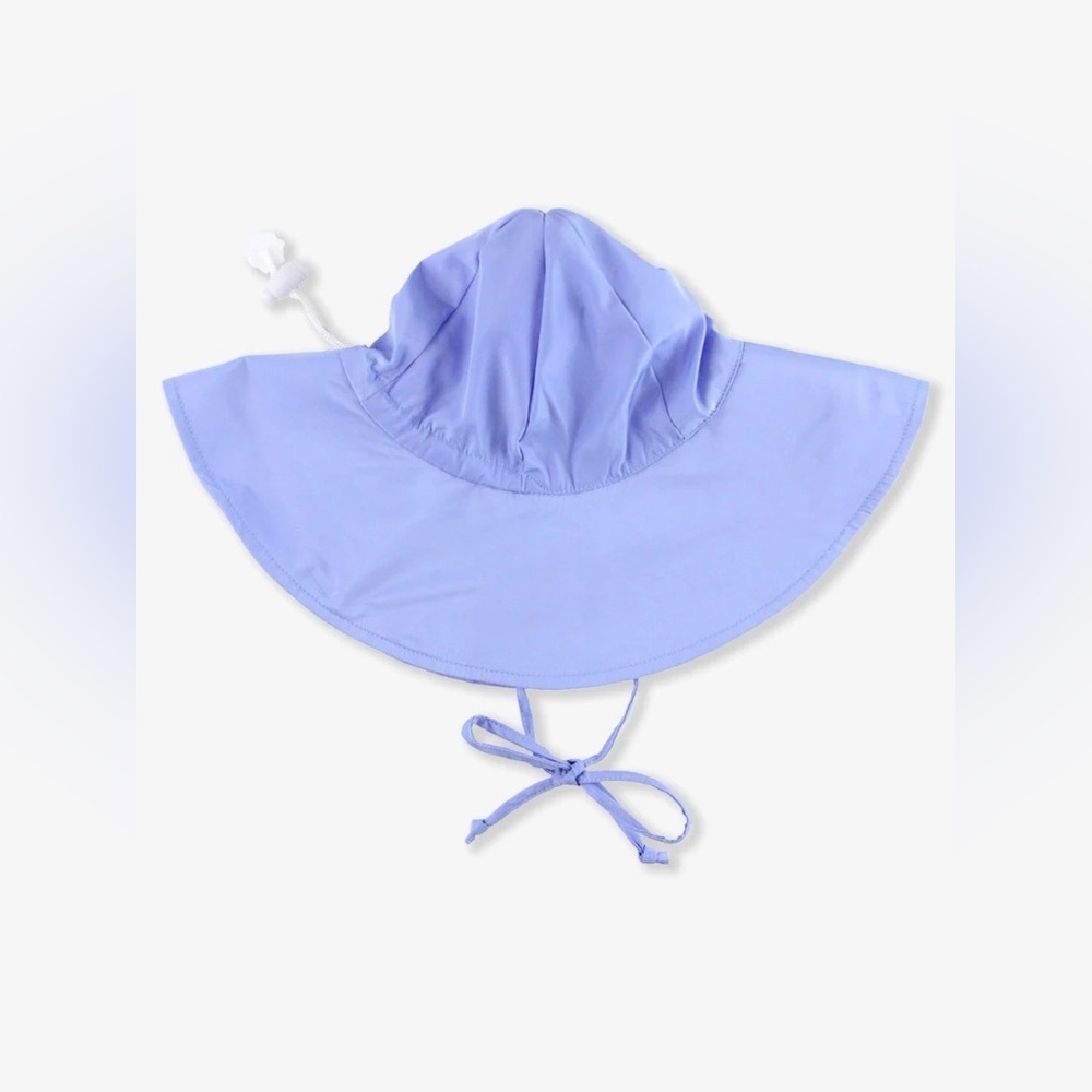 Baby Ruffle Butts Sun Hat in Light Blue Periwinkle NWT 0-6m